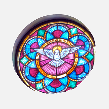 Stained Glass Dove